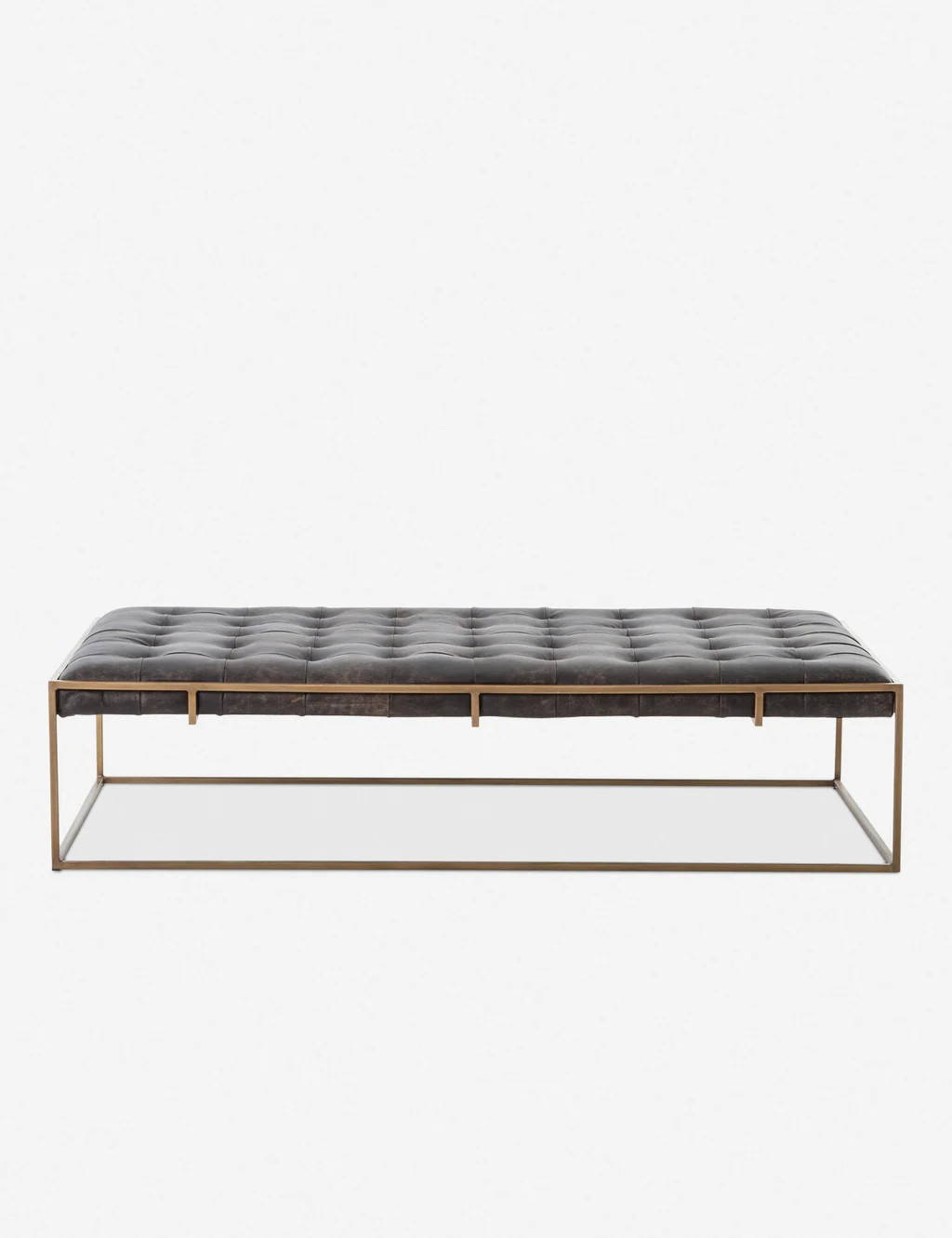 Olwina Leather Coffee Table | Lulu and Georgia 
