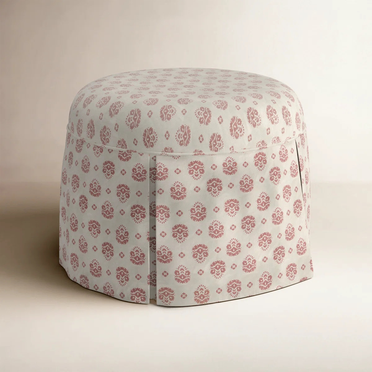Manders 25" Round Ottoman | Birch Lane