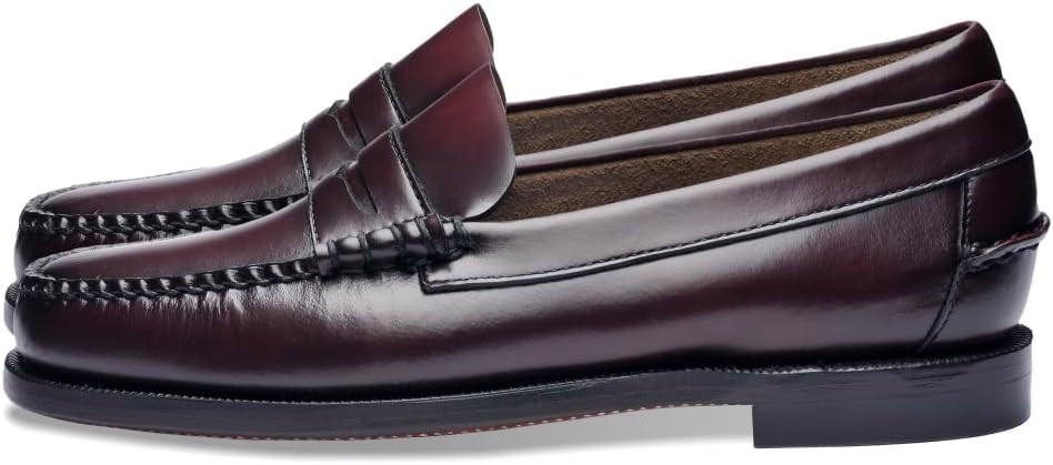 Sebago Women's Classic Dan Leather Penny Loafers – Hand-Sewn Slip-On Moccasins with Leather Sol... | Amazon (US)