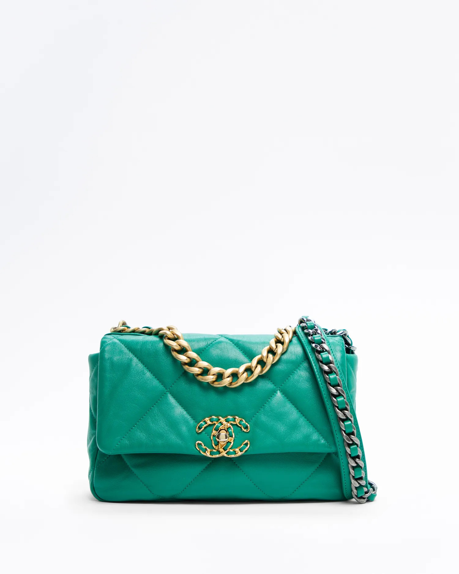 Lambskin Chanel 19 Flap Bag | Vivrelle