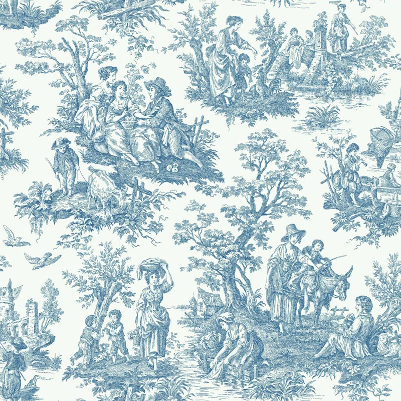 Waverly Peel & Stick Toile Roll | Wayfair North America