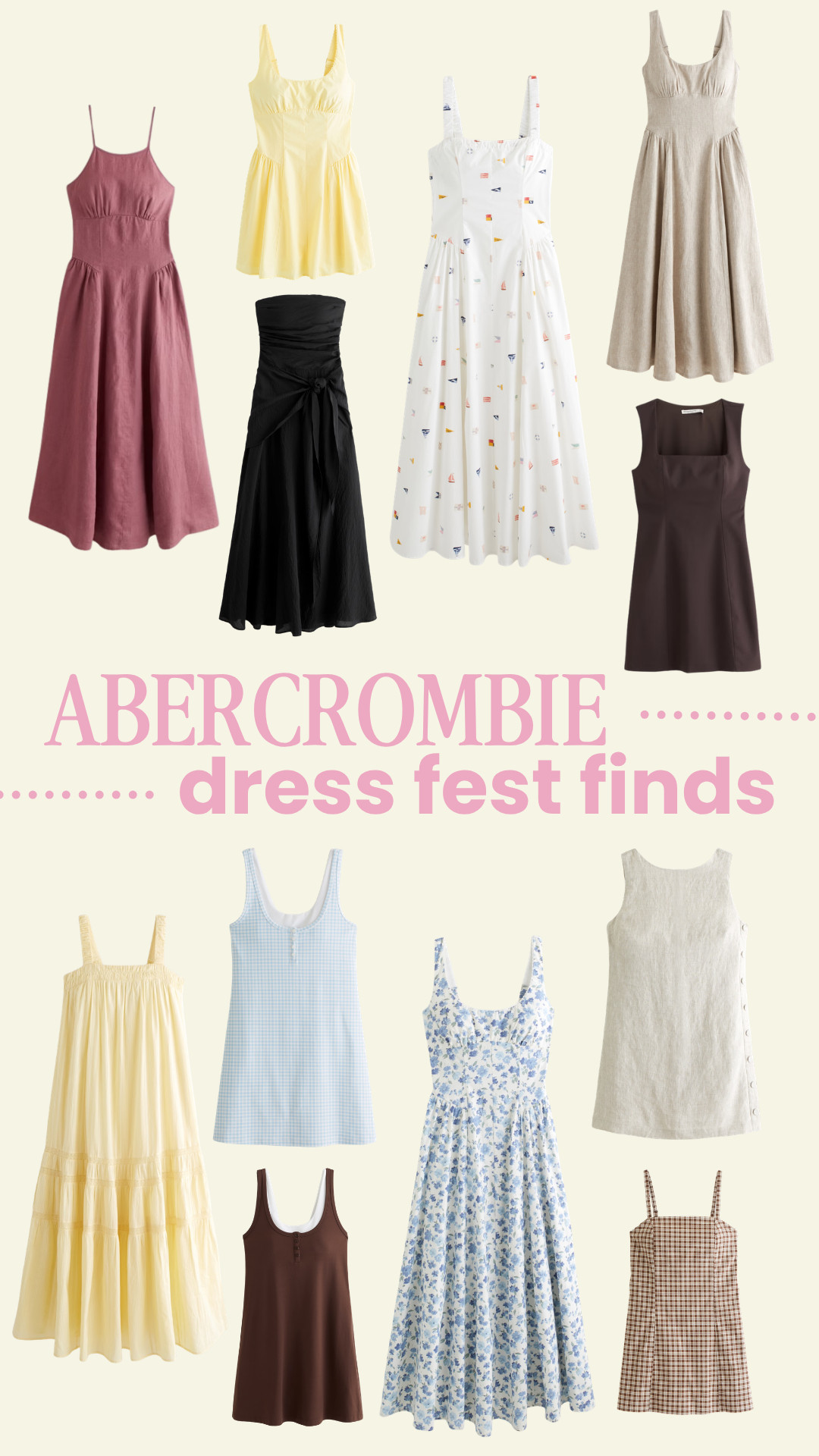 Abercrombie Dress Fest Favorites 👗 

 #LTKxAbercrombie #LTKmomlife #LTKSeasonal