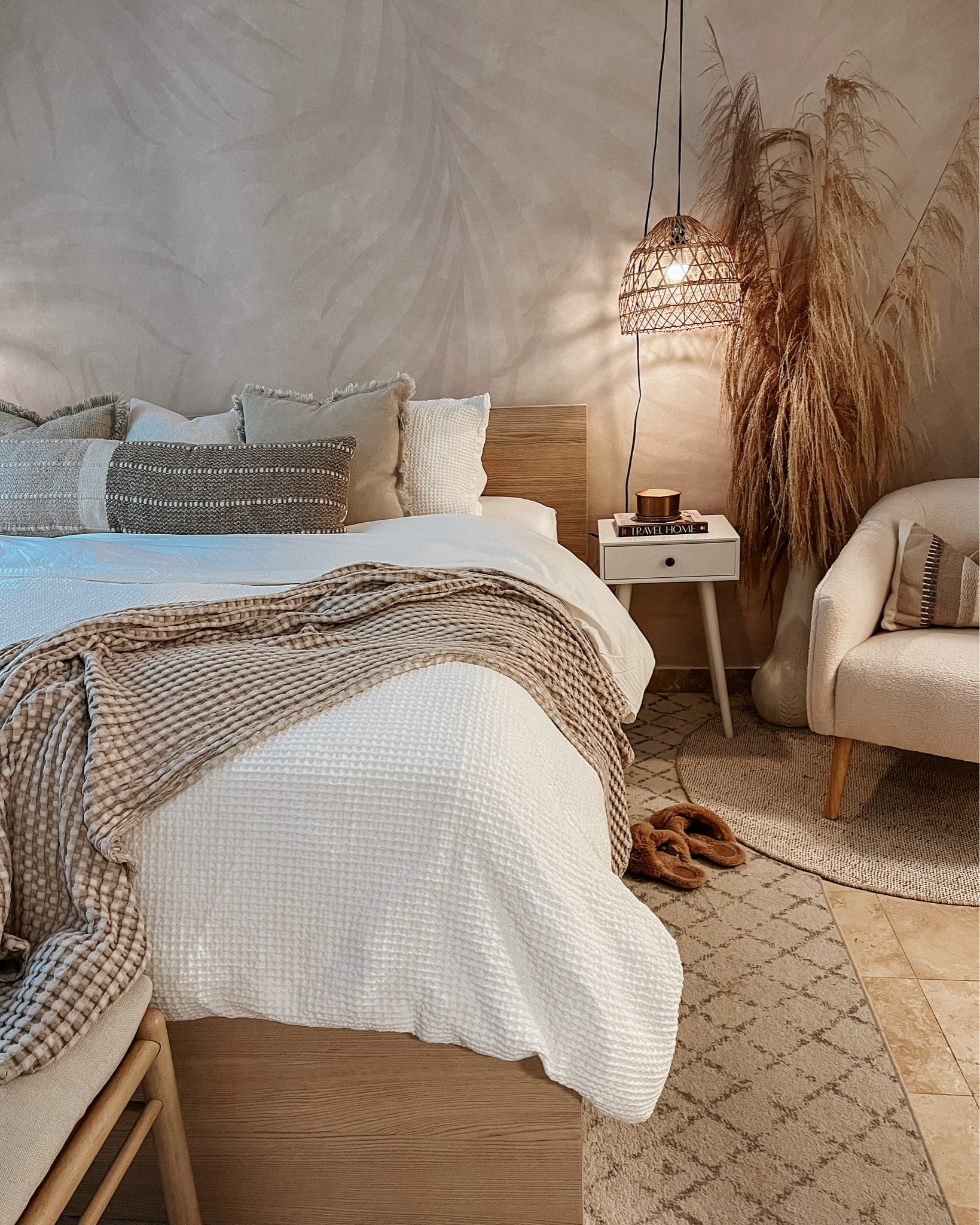 Linking similar nightstands since mine isn’t available anymore! Mines originally from Marshall’s. 🤎

Neutral bedroom,  neutral decor, boho bedroom, white nightstands 

#LTKhome