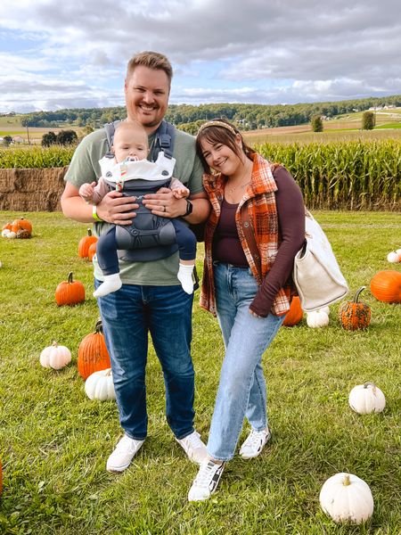 Fall family fun day 🎃🧡 linking my entire fall outfit. Vest is free people. Jeans are Abercrombie. Long sleeve ribbed top is target, and baby carrier is Nuna #LTKbaby #LTKfamily

#LTKCon #LTKSeasonal