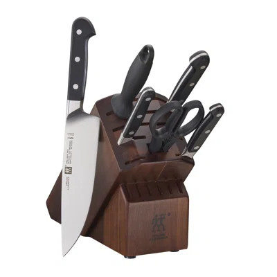 Zwilling JA Henckels Pro 7 Piece Knife Block Set ZWILLING J.A. Henckels Handle Color: Acacia | Wayfair North America