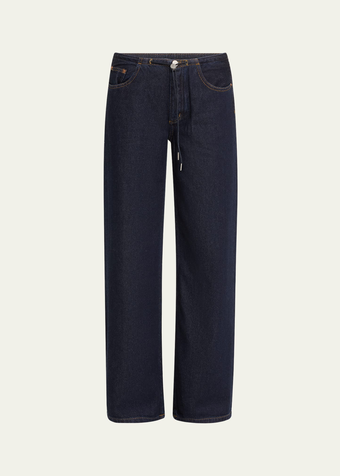 Still Here Cool Low-Rise Straight Denim Jeans | Bergdorf Goodman