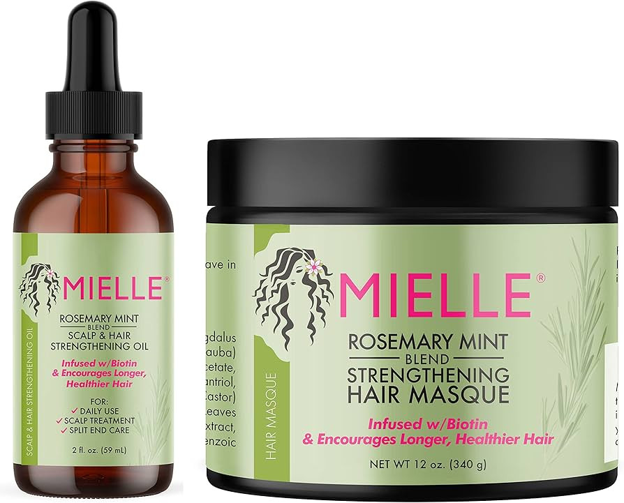 Mielle Organics Rosemary Mint Scalp & Hair Oil and Hair Masque | Amazon (US)