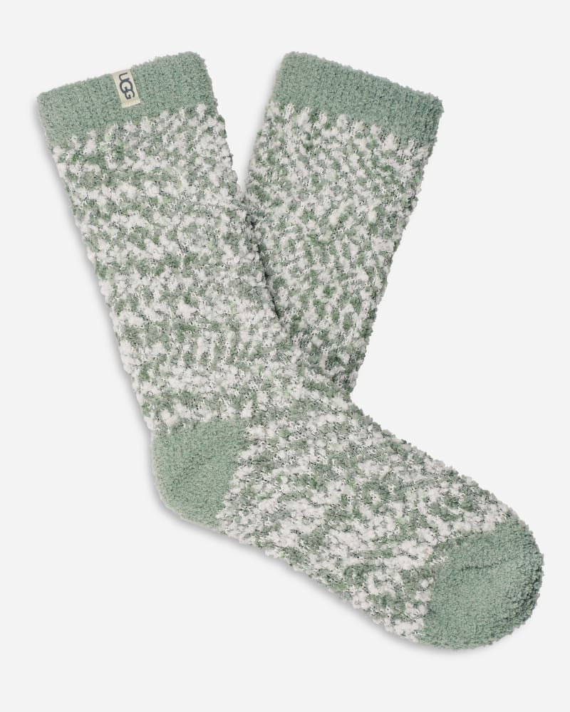UGG Women's Cozy Chenille Sock Sheepskin Socks in Rosemary | UGG (US)