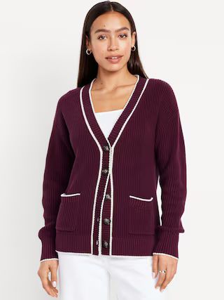 Relaxed Cardigan Sweater | Old Navy (US)