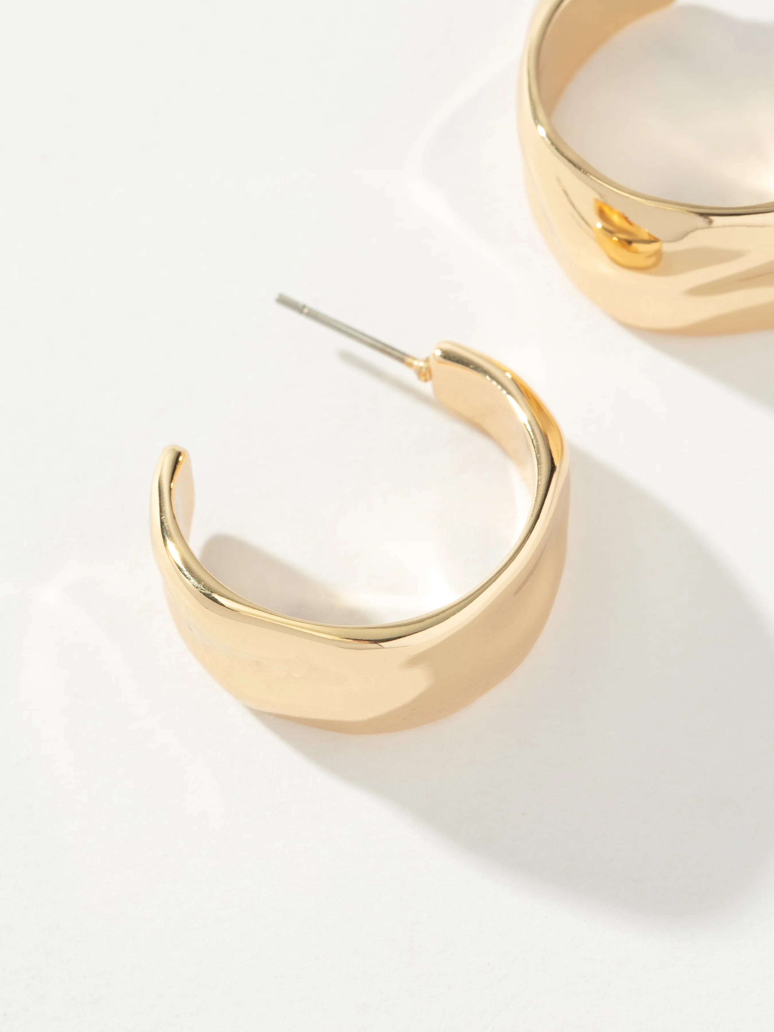Clara Hoop Earrings in Gold | Statement Earrings | Uncommon James | Uncommon James