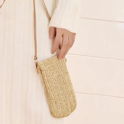 tablarosa - Woven Crossbody Phone Pouch | YesStyle Global