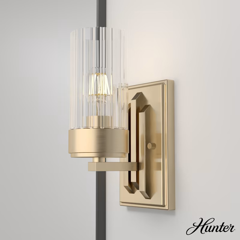 Gatz 1 Light Wall Sconce - 19680 | Hunter Fan Company