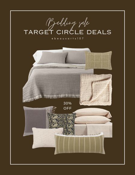 Save 30% off on these beautiful bedding favs this week for targets circle sale!

#LTKxTarget #LTKsalealert #LTKfindsunder100