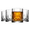 Click for more info about Whiskey Glasses Crystal Beverage Drinking Cups For Beer Liquor Water Lead Free, Set Of 4, Medium