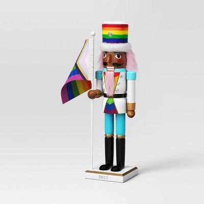 Pride Christmas Decorative Nutcracker Figure - Wondershop™ | Target