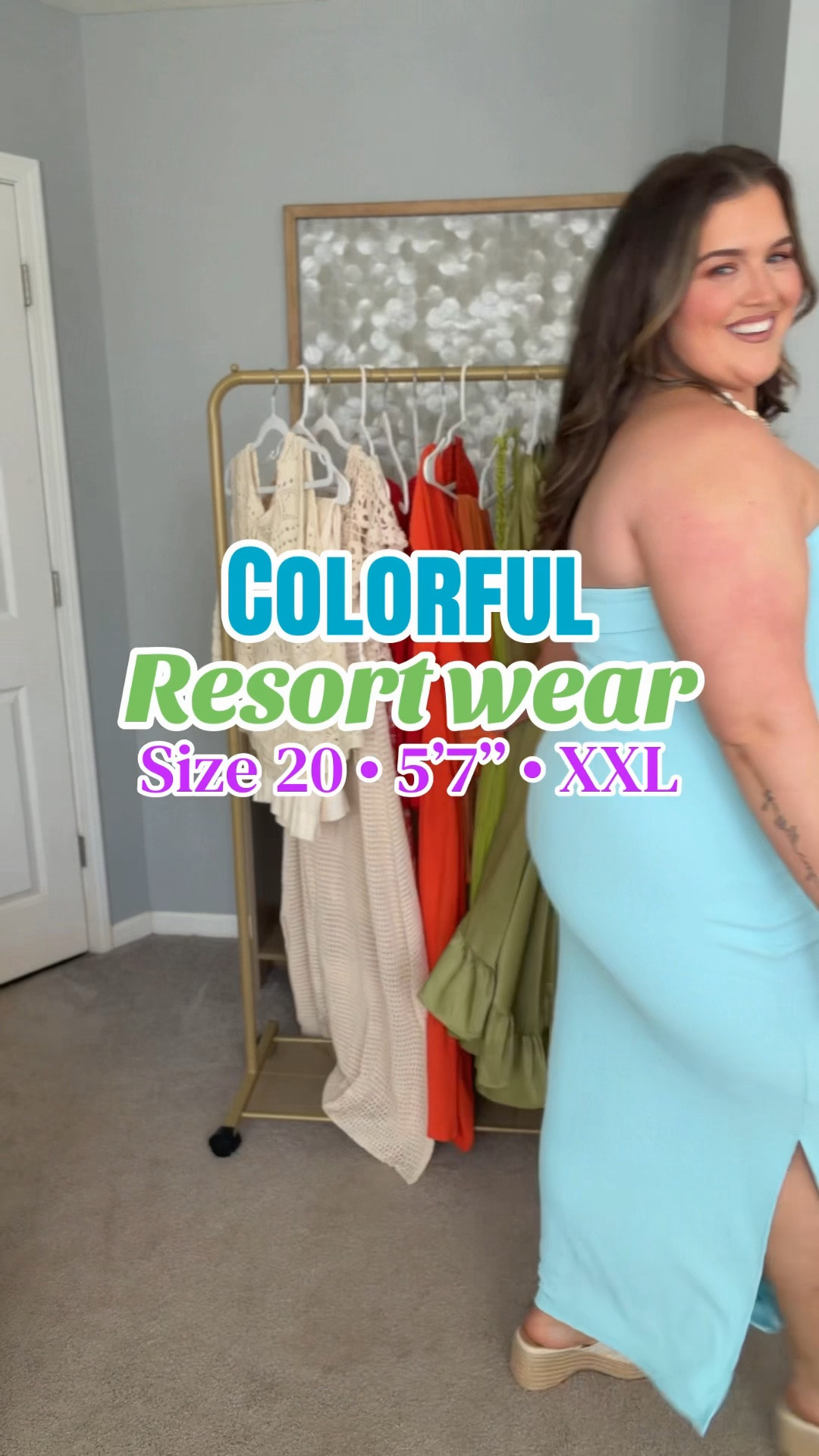 Colorful resort wear vacation outfits styled for Mexico 🩵🐚🌴 Narrowed it down to 2 colors for each color theme night from dresses, matching sets and flowy skirts. I’m wearing a size XL + XXL
Beach style, vacay, plus size fashion 

#LTKSeasonal #LTKSaleAlert #LTKTravel