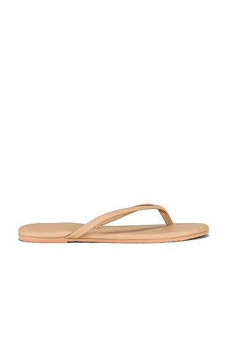 TKEES Lily Faux Leather Flip Flop in Matte Sunkissed from Revolve.com | Revolve Clothing (Global)
