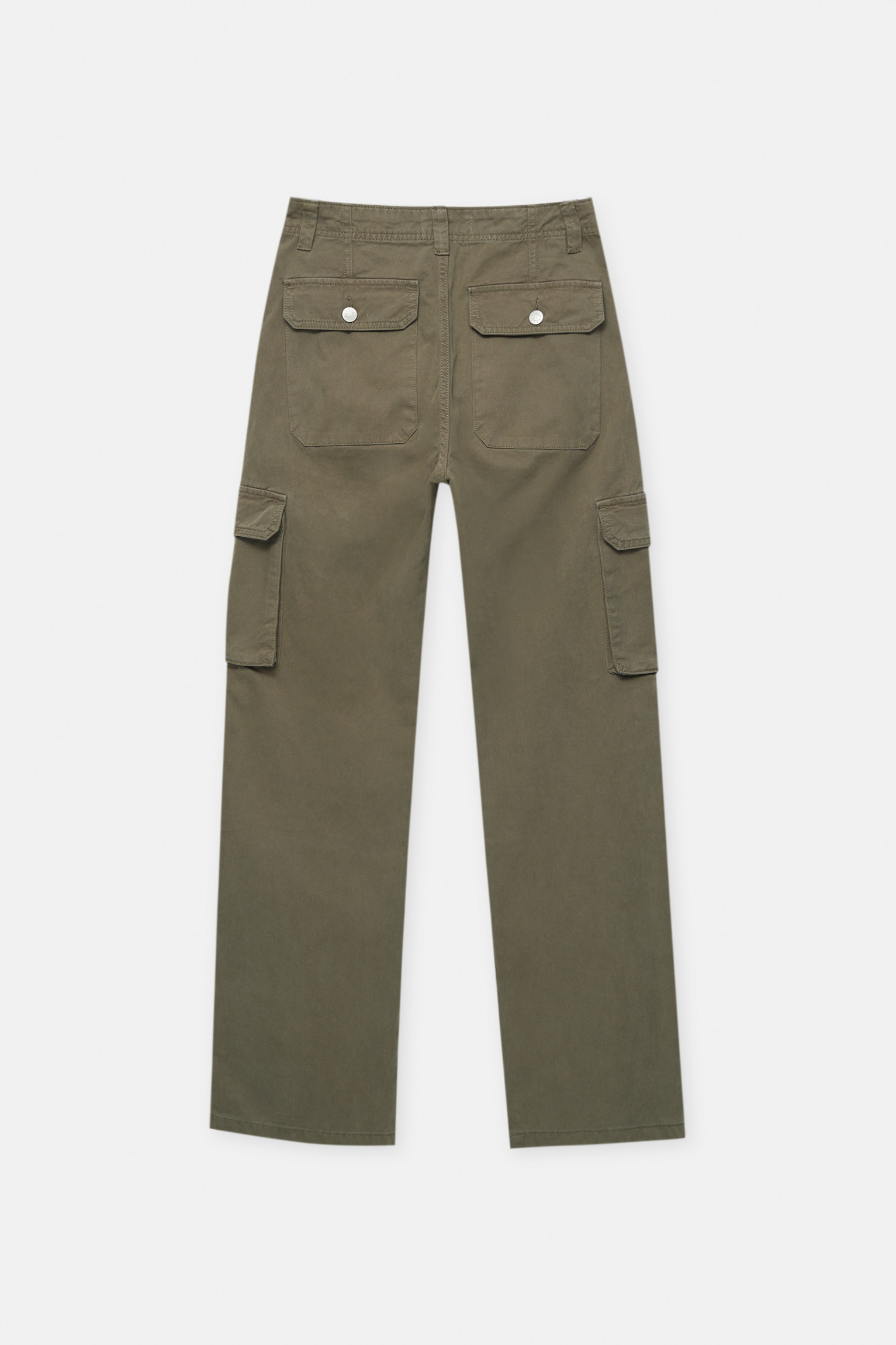 High waist cargo trousers | PULL and BEAR UK