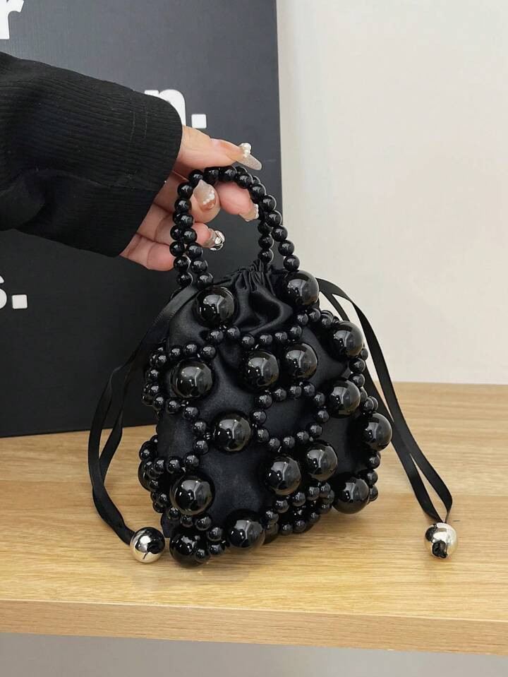 Pearl Simple And Elegant Trendy New Fashion Handbag For School, Commute, Casual, Travel, Light An... | SHEIN