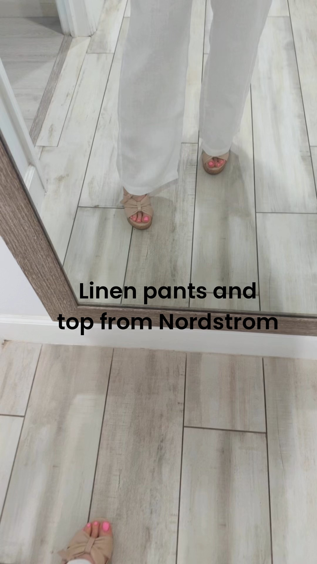It’s hot 🥵 outside but you can stay cool and elegant in the linen outfit I have here. The Caslon pant runs a bit large so consider sizing down. I did not have to hem them though which is a plus for me at 5’4”. 
The top runs TTS. I got it in M  Pair with some chunky heels and statement jewelry and you’re good to go. #nordstrom. 

#LTKSummerEdit #LTKSeasonal #LTKStyleTip