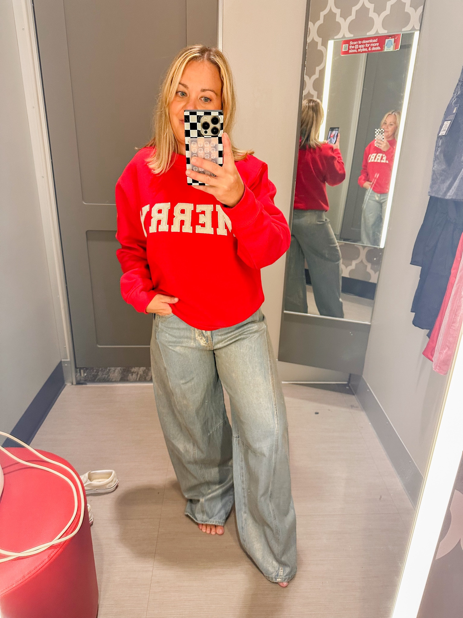Target Try On
Universal Thread- Sweatshirt (small), Jeans (size 2)

#LTKFindsUnder50 #LTKStyleTip