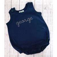Embroidered Monogram Bubble, Toddler Name Gift, Name, Kids Shirt, Personalized Baby Outfit | Etsy (US)