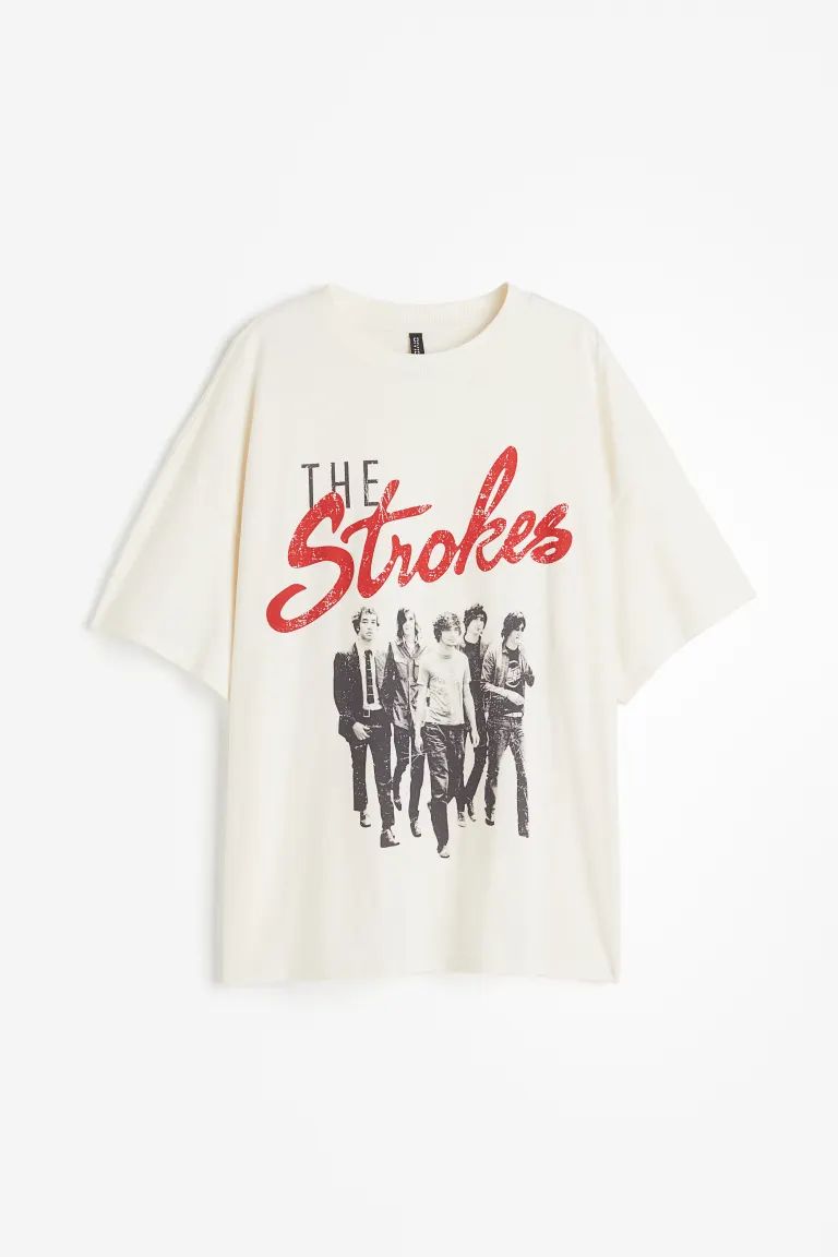 Oversized Printed T-shirt | H&M (US + CA)