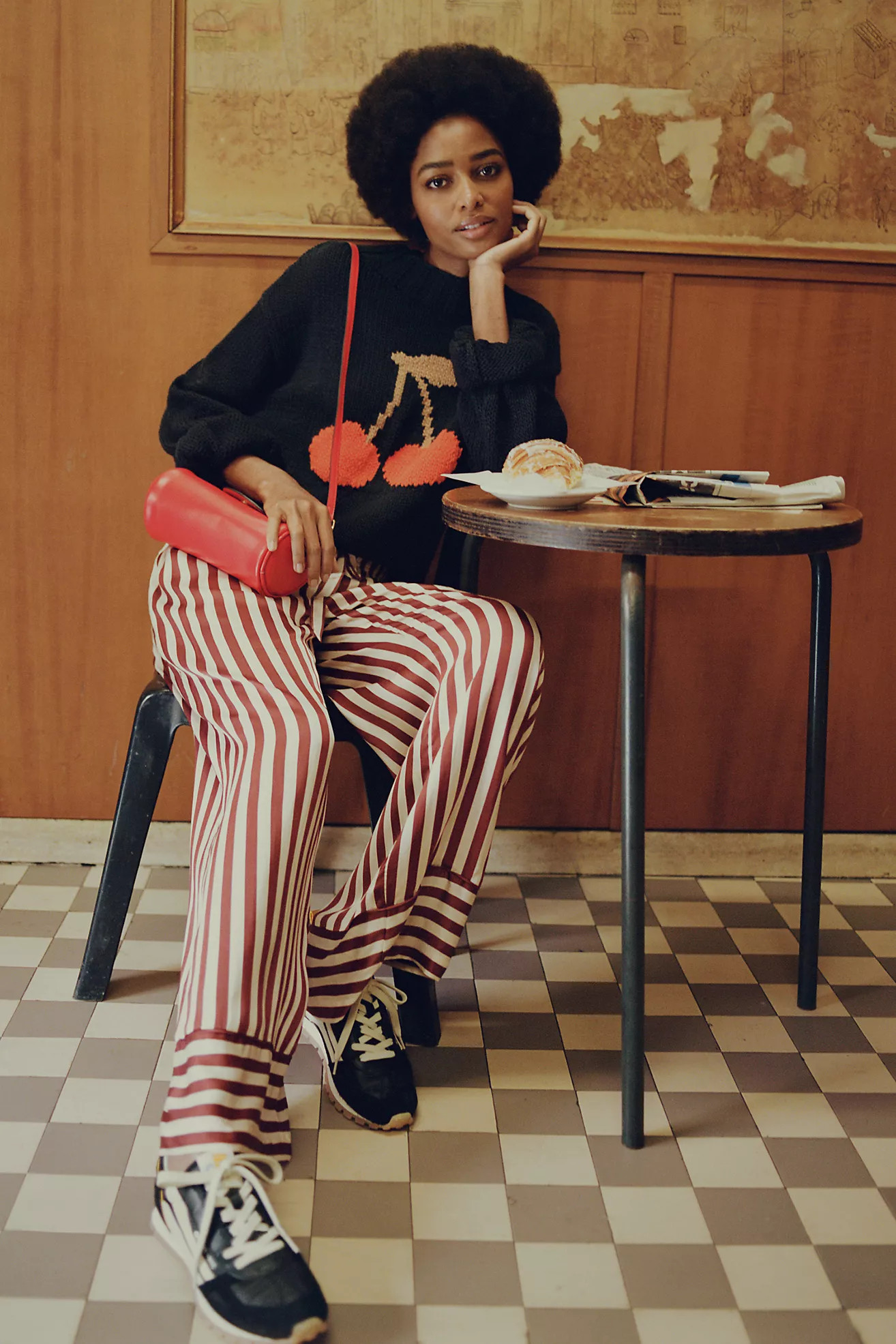 The LyreBird Silky Pajama Pants | Anthropologie (US)