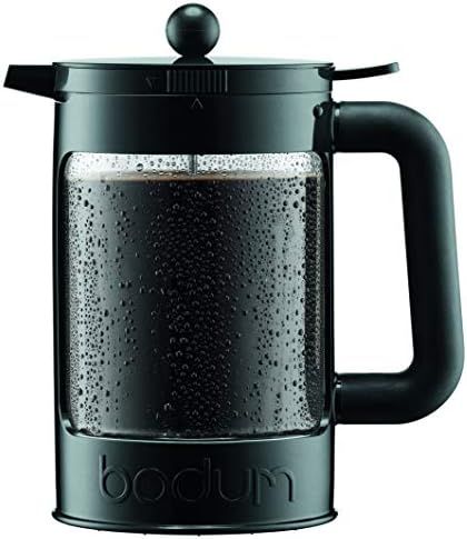 Amazon.com: bodum K11683-01WM Bean Cold Brew Coffee Maker, 51 Oz, Jet Black : Home & Kitchen | Amazon (US)