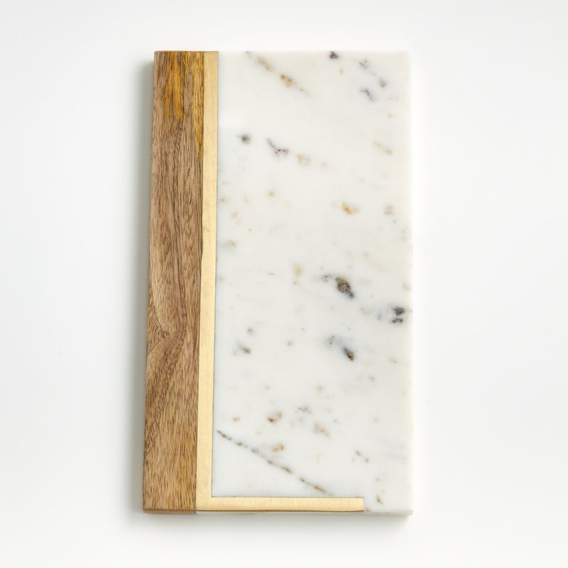 "L" Monogrammed Serving Board + Reviews | Crate & Barrel | Crate & Barrel