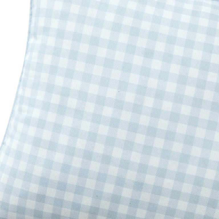 My Texas House Blue Gingham 14" x 20" Outdoor Pillow | Walmart (US)