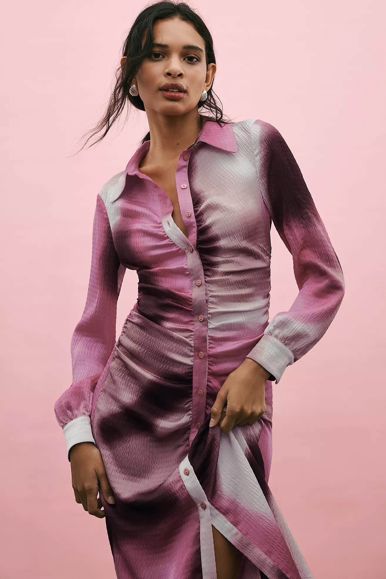 Baum und Pferdgarten Abira Flower Shirt Dress | Anthropologie (US)