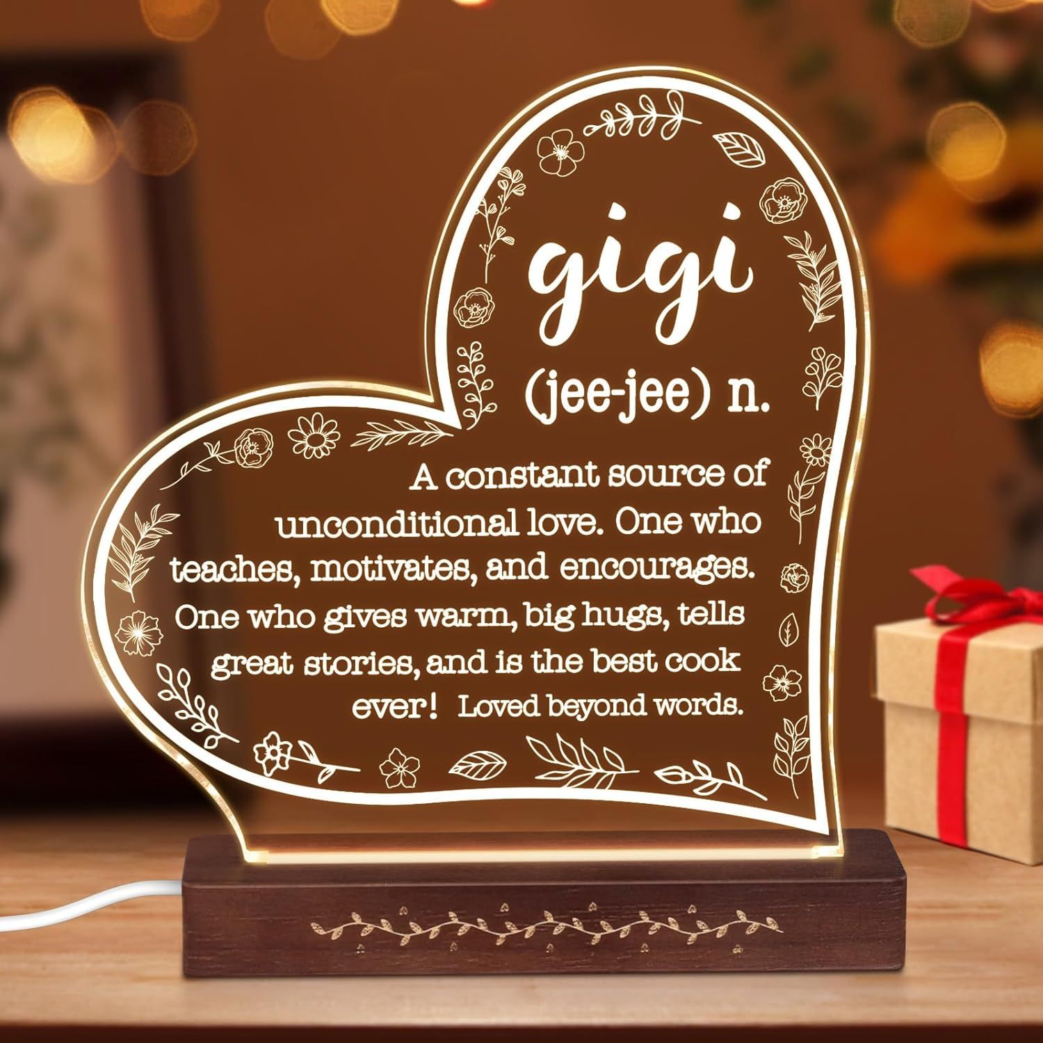 Gigi Gifts for Grandma, Nana Gifts, Decorative Night Light Gifts, Best for Birthday Christmas Tha... | Amazon (US)