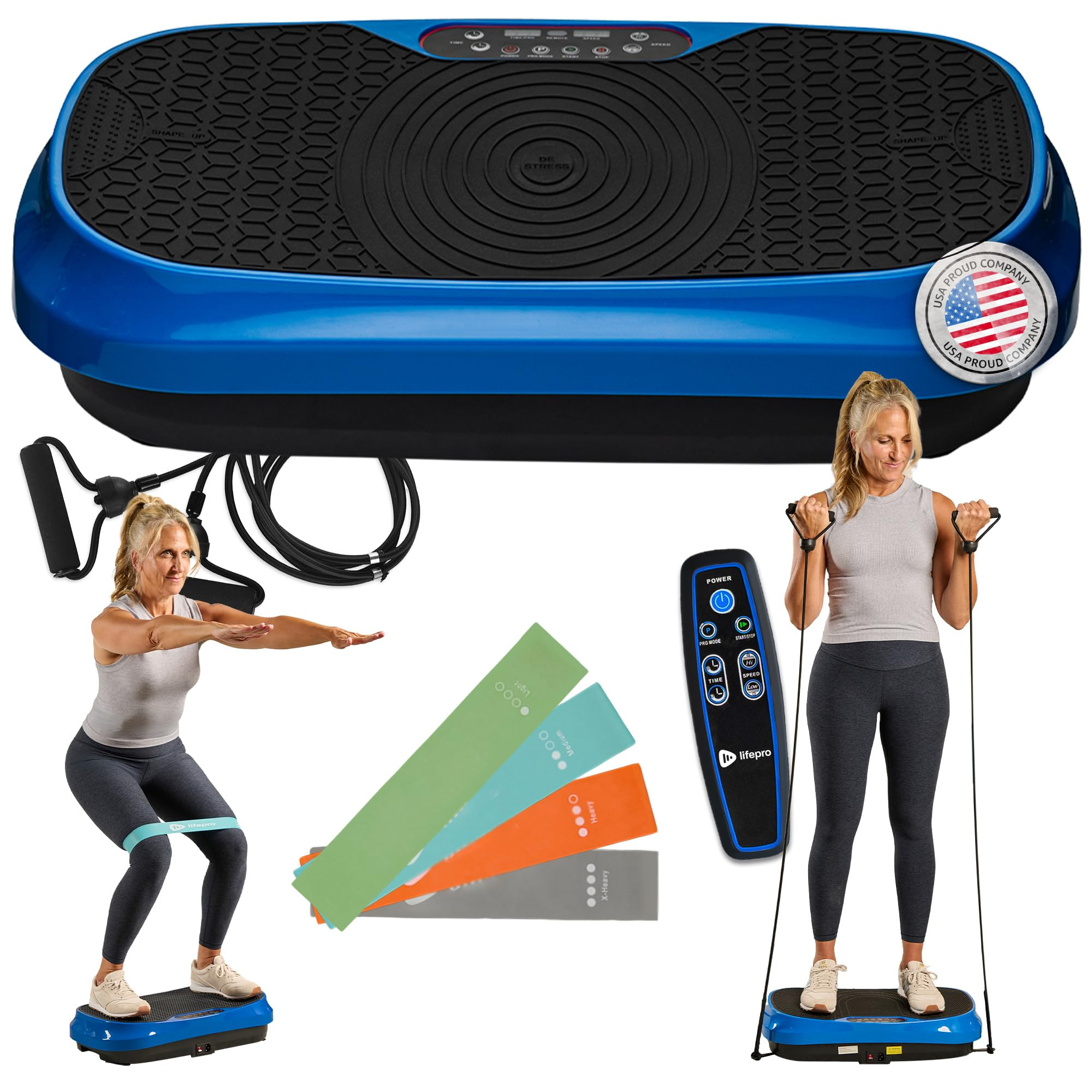 Lifepro Waver Mini Vibration Plate for Lymphatic Drainage – Whole Body Vibrating Platform Exerc... | Amazon (US)
