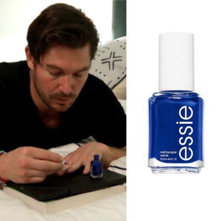 Craig Conover’s Blue Nail Polish is by Essie // Shop Similar  