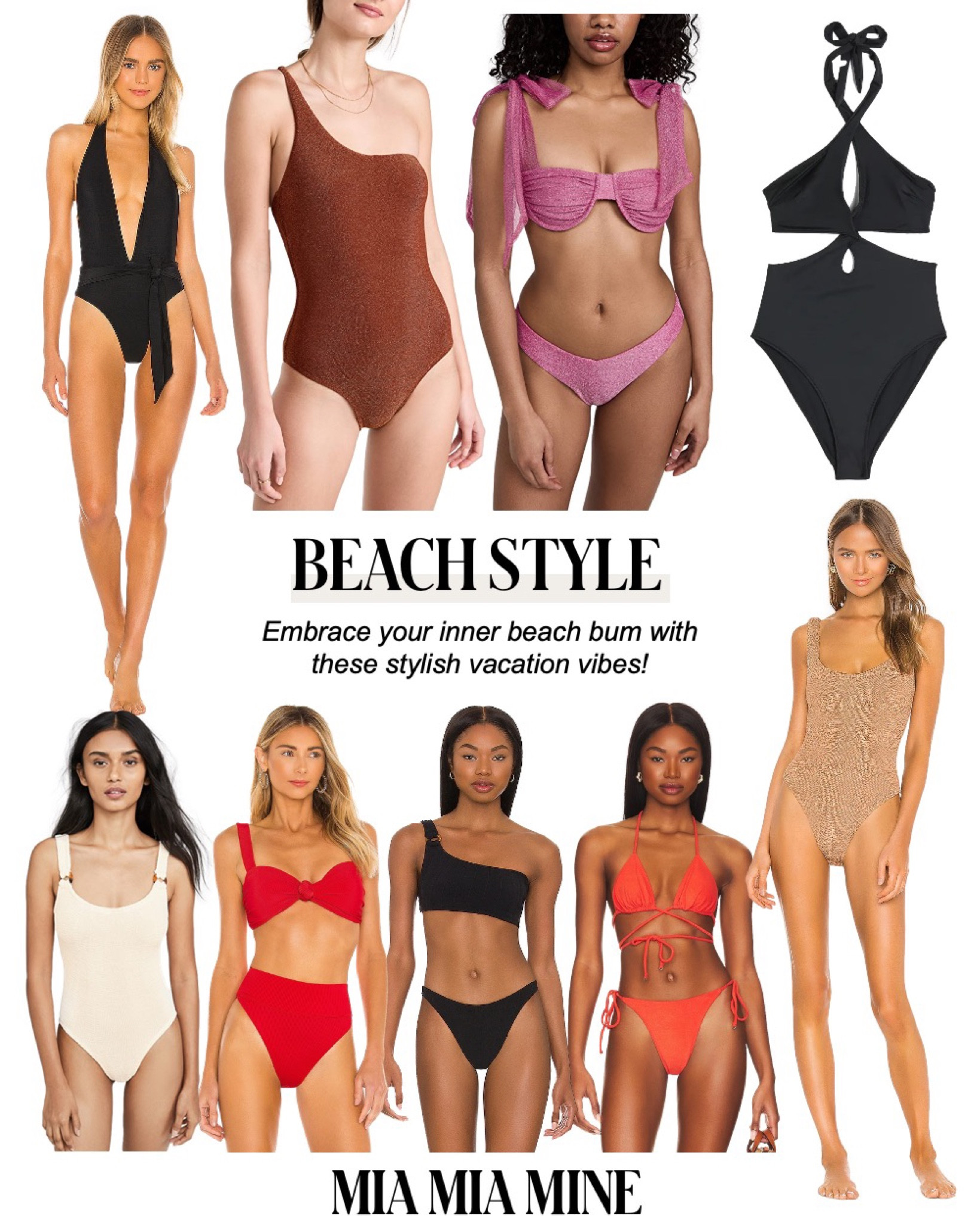 Beach vacation / swimwear picks / swimsuit / one piece swim

#LTKtravel #LTKunder100 #LTKswim