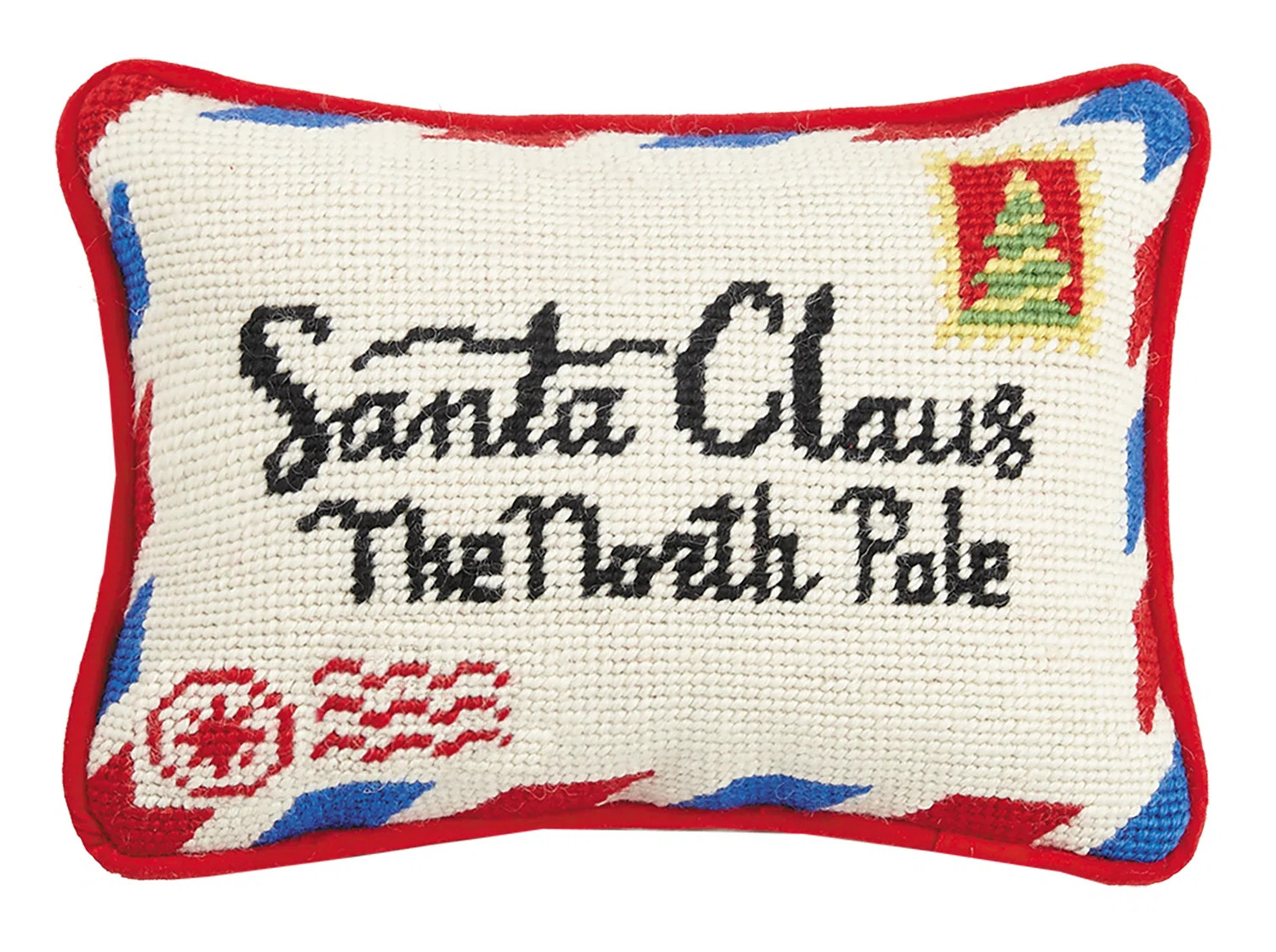 North Pole Needlepoint Petite Size Holiday Throw Pillow - 6.5x9"ByMistletoe and Co.3.8Rated 3.8 o... | Wayfair North America