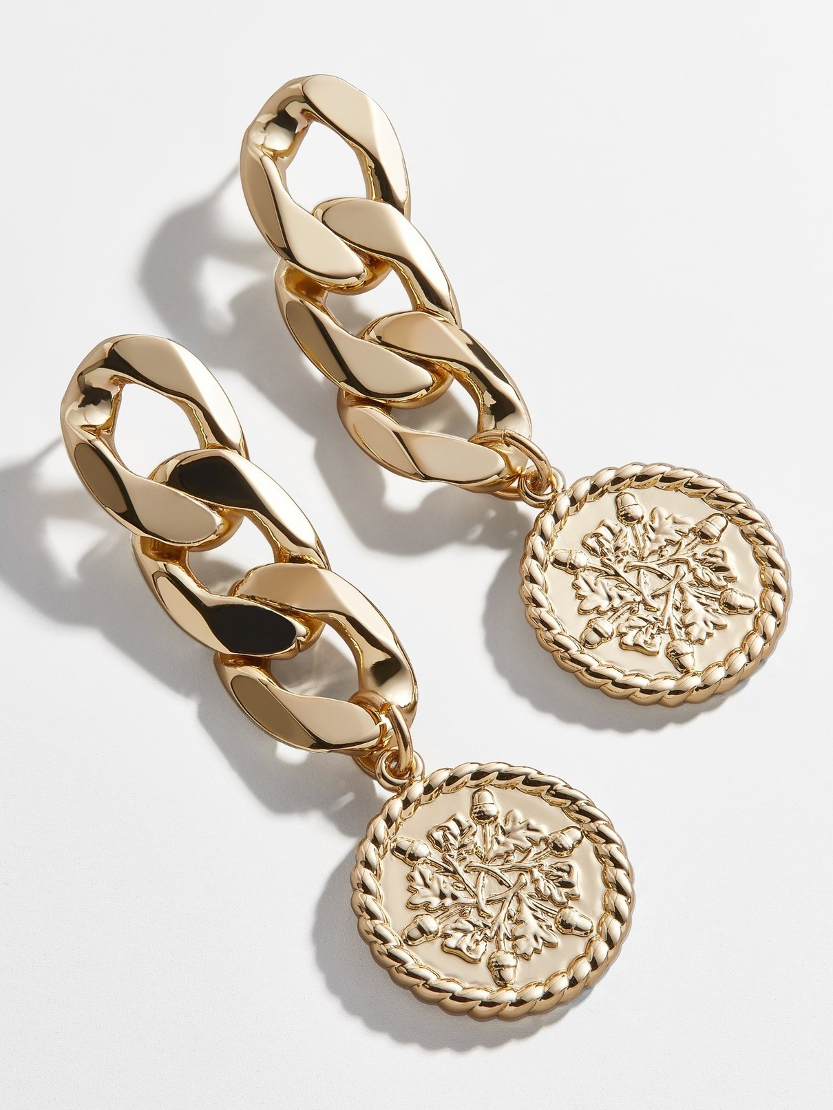 Soleil Curb Chain Drop Earrings | BaubleBar (US)