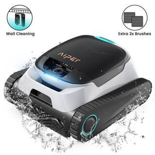 Scuba N1 Cordless Robotic Pool Vacuum-Automatic Pool Vacuum for In-Ground Pools up to 1600 sq. ft. White | The Home Depot