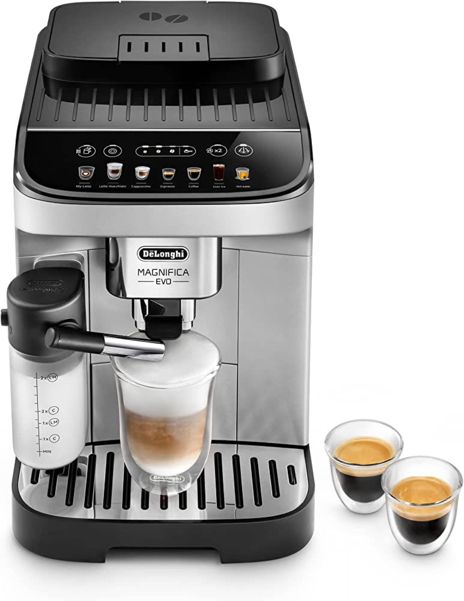 Amazon finds! Click below to shop amazon! De'Longhi Magnifica Evo with LatteCrema System, Fully Automatic Machine Bean to Cup Espresso Cappuccino and Iced Coffee Maker, Colored Touch Display, Stainless Steel

#LTKhome #LTKFind #LTKsalealert