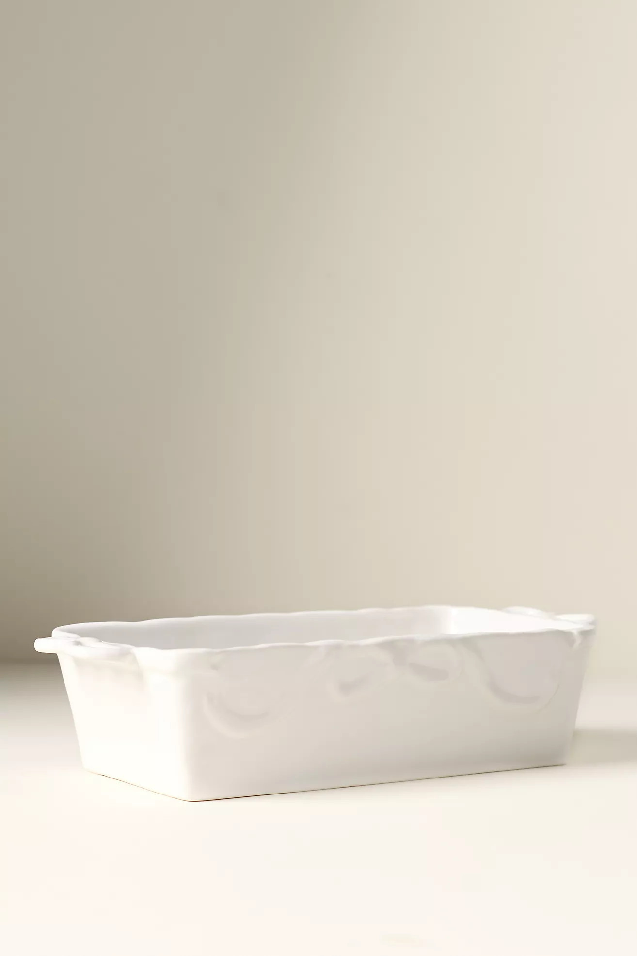 Benedita Bow Stoneware Loaf Pan | Anthropologie (US)