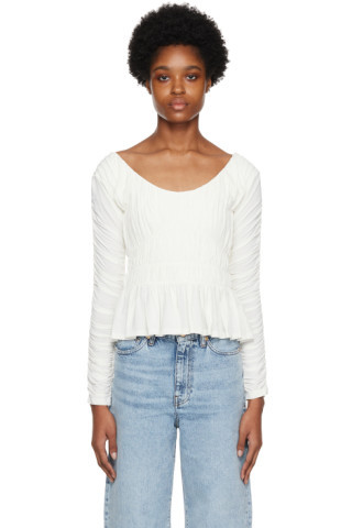 TOVE - Off-White Lydia Blouse | SSENSE