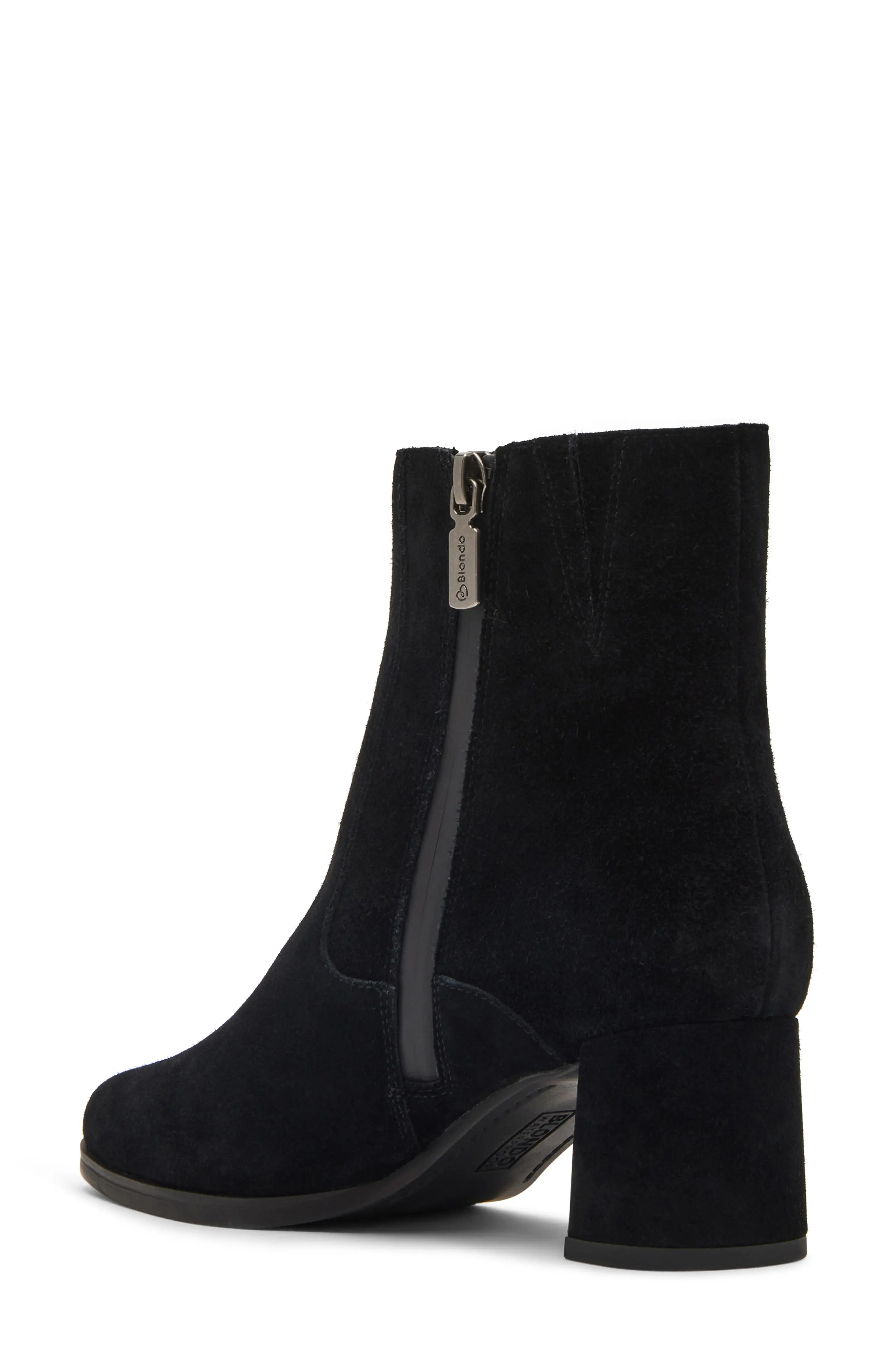 Blondo Hylia Waterproof Bootie in Black Suede at Nordstrom, Size 6 | Nordstrom