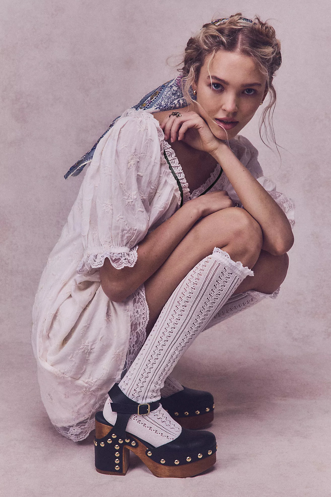 Misty Net Pointelle Tall | Free People (Global - UK&FR Excluded)