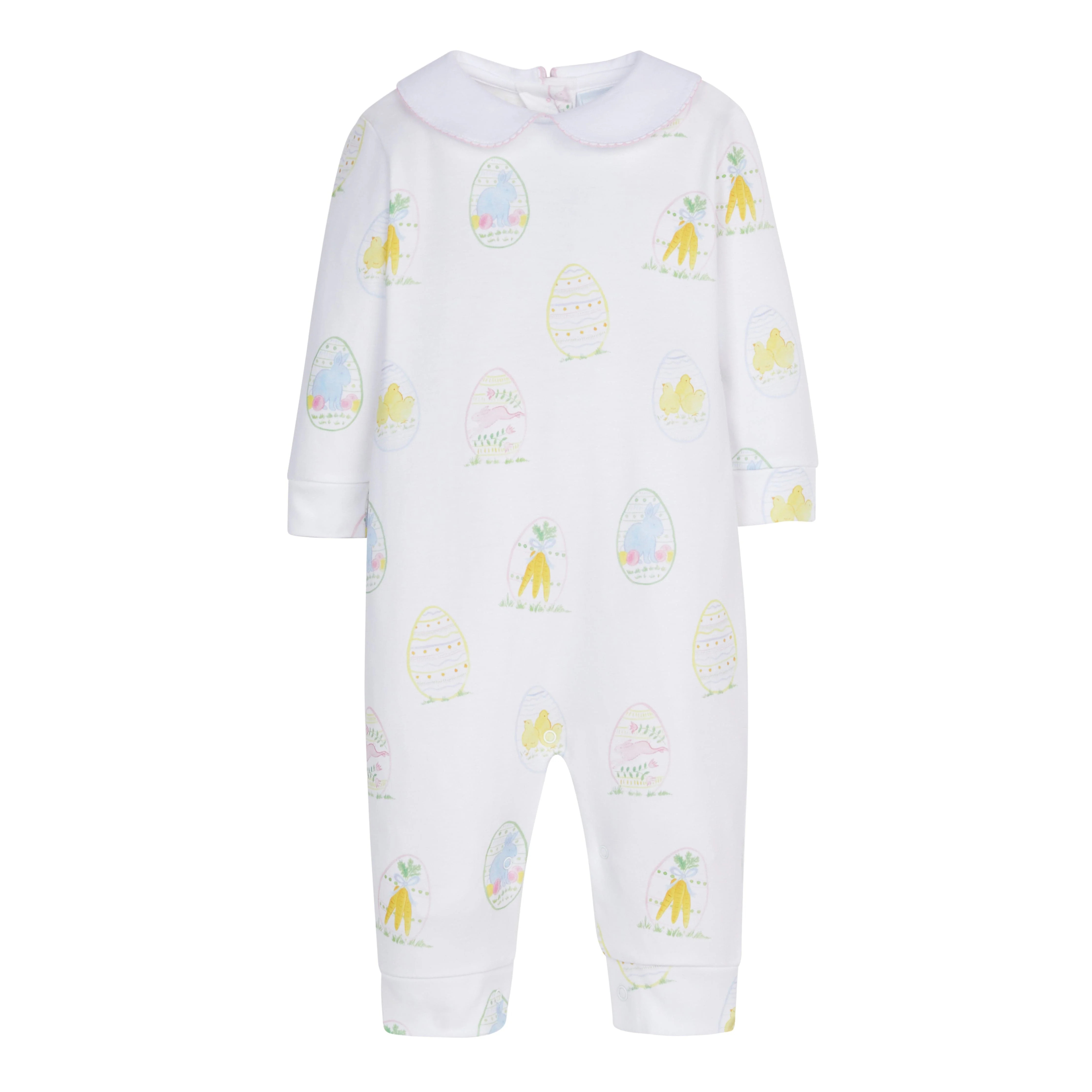 Girl's Easter Eggs Playsuit - Baby Girl Jumper | Little English