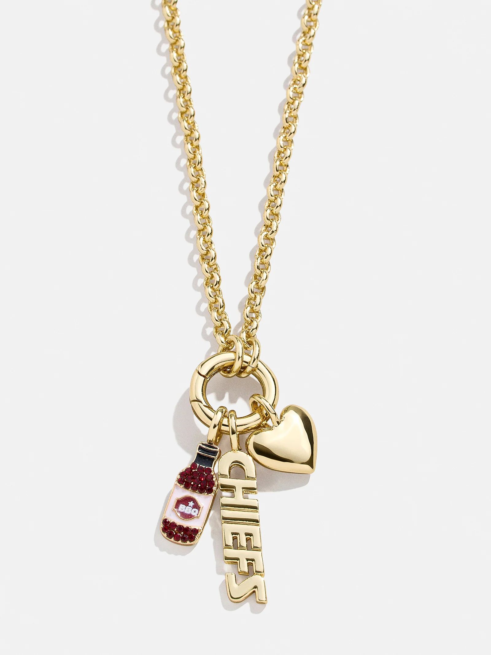 WEAR By Erin Andrews X BaubleBar Kansas City Chiefs Charm Necklace - Kansas City Chiefs | BaubleBar (US)