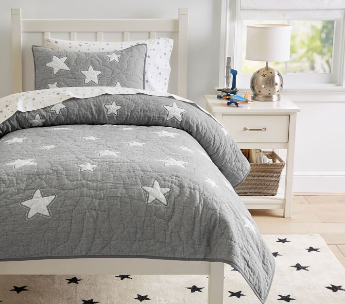 Shining Star Glow-in-the-Dark Quilt & Shams | Pottery Barn Kids | Pottery Barn Kids
