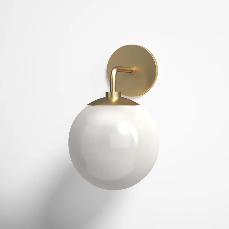 Luna Steel Armed Sconce | Wayfair North America