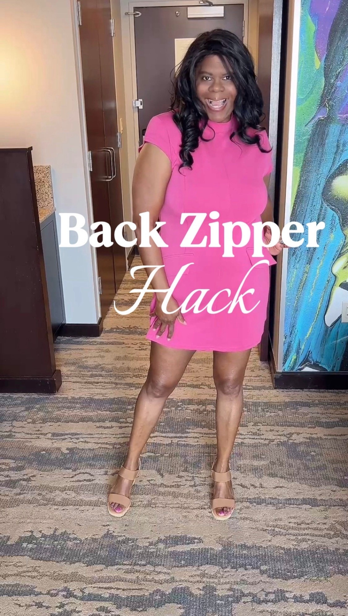 This back zipper pull is a MUST if you have shoulder issues, travel or live independently.

No more asking honey to zip you up🙂

I have 2.  One that I leave in my luggage and one in my closet.

I’m loving this pink dress too.  I get a lot of compliments when wearing it.🙂

Comment SHOP below to receive a DM with the link to this post on my LTK ⬇ https://liketk.it/63hBv #ltkover40 #ltkgrwm #ltkootd

#LTKselfcare #LTKOver40