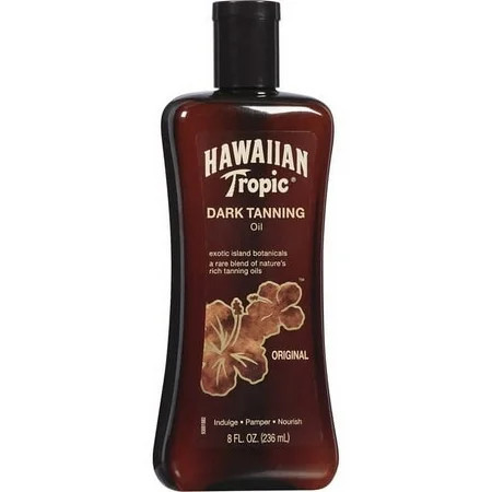 Hawaiian Tropic Dark Tanning Oil 8 fl oz | Walmart (US)